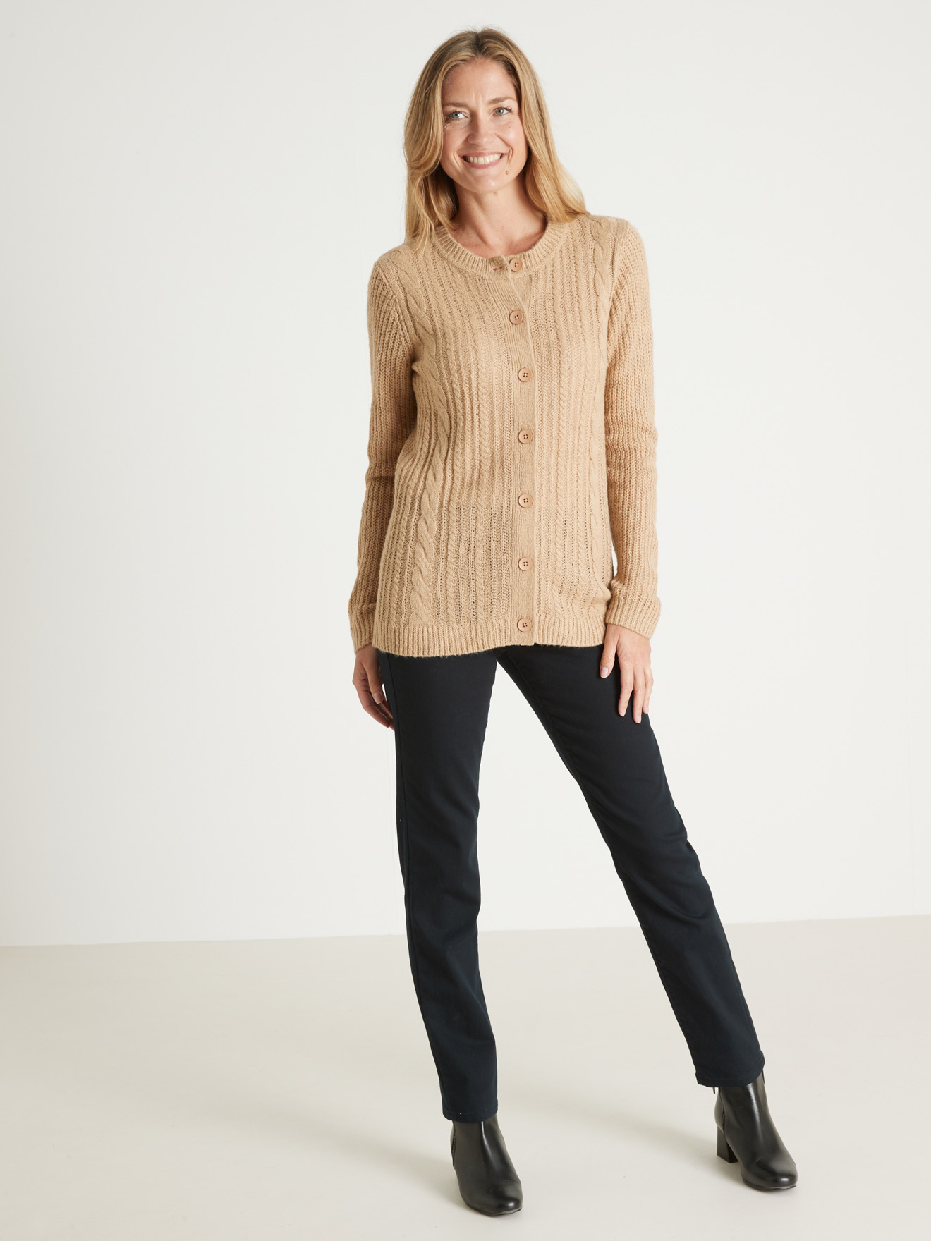 Cardigan à torsades