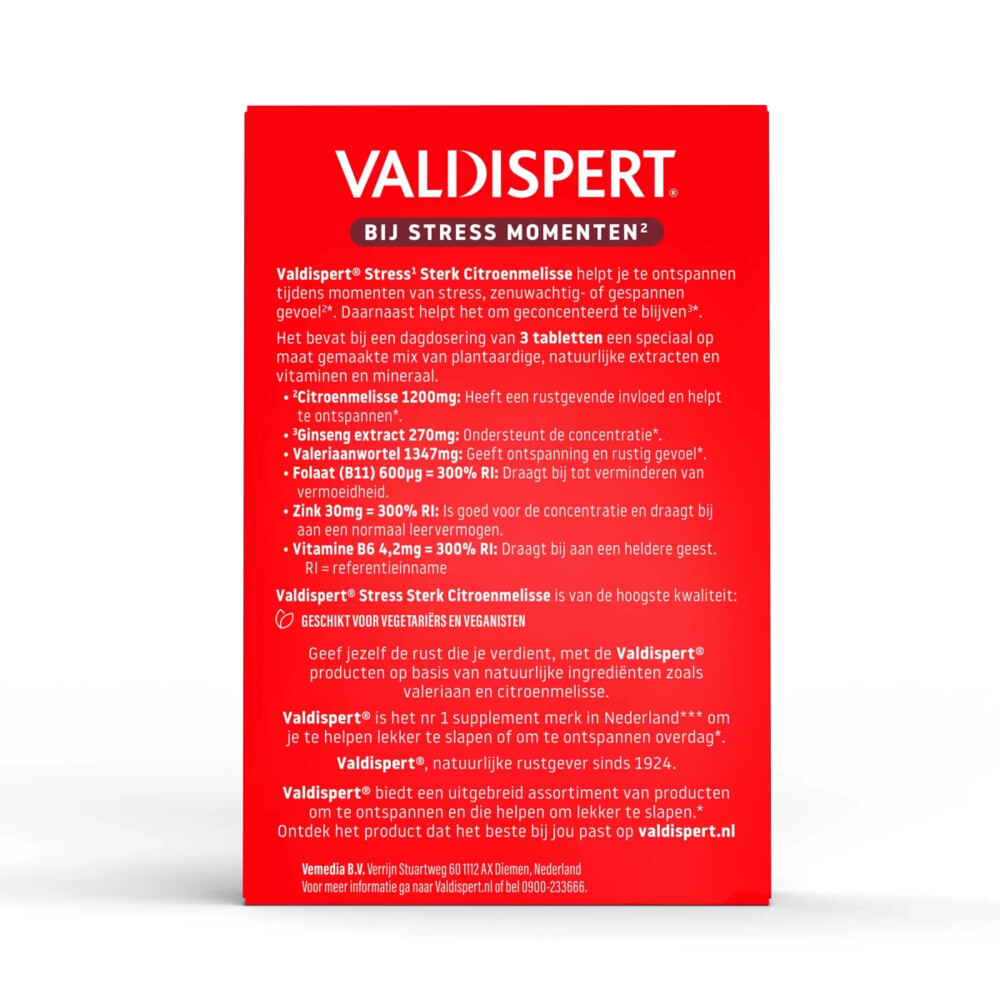 Valdispert Stress Moments Sterk20 tabletten