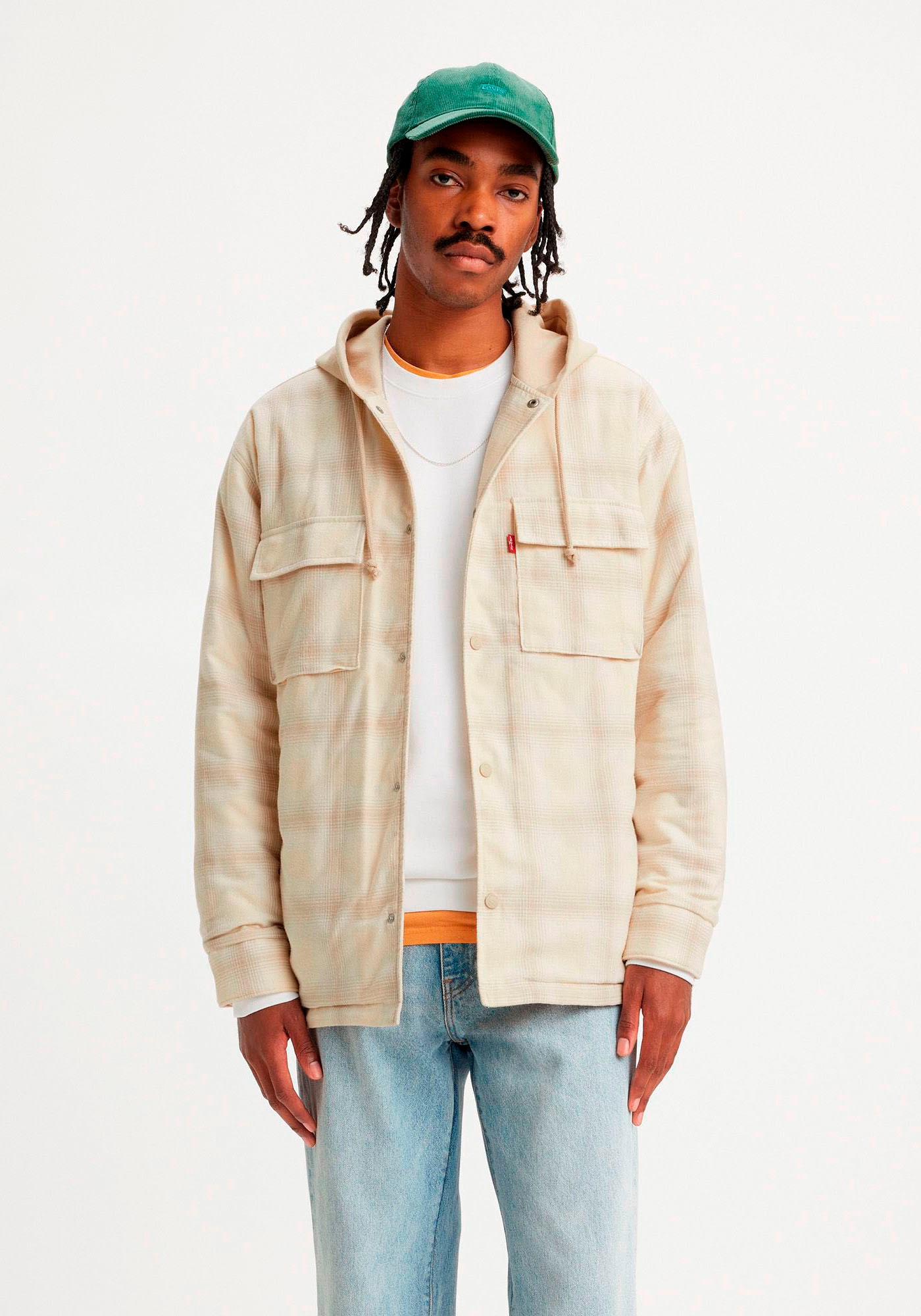 Levi's® Hemdjacke »HOODED JACK WORKER NEUTRALS« mitKapuze