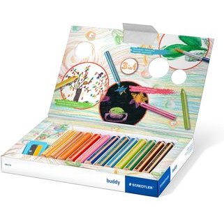 Crayon de couleur hexagonal Noris junior,étui de12