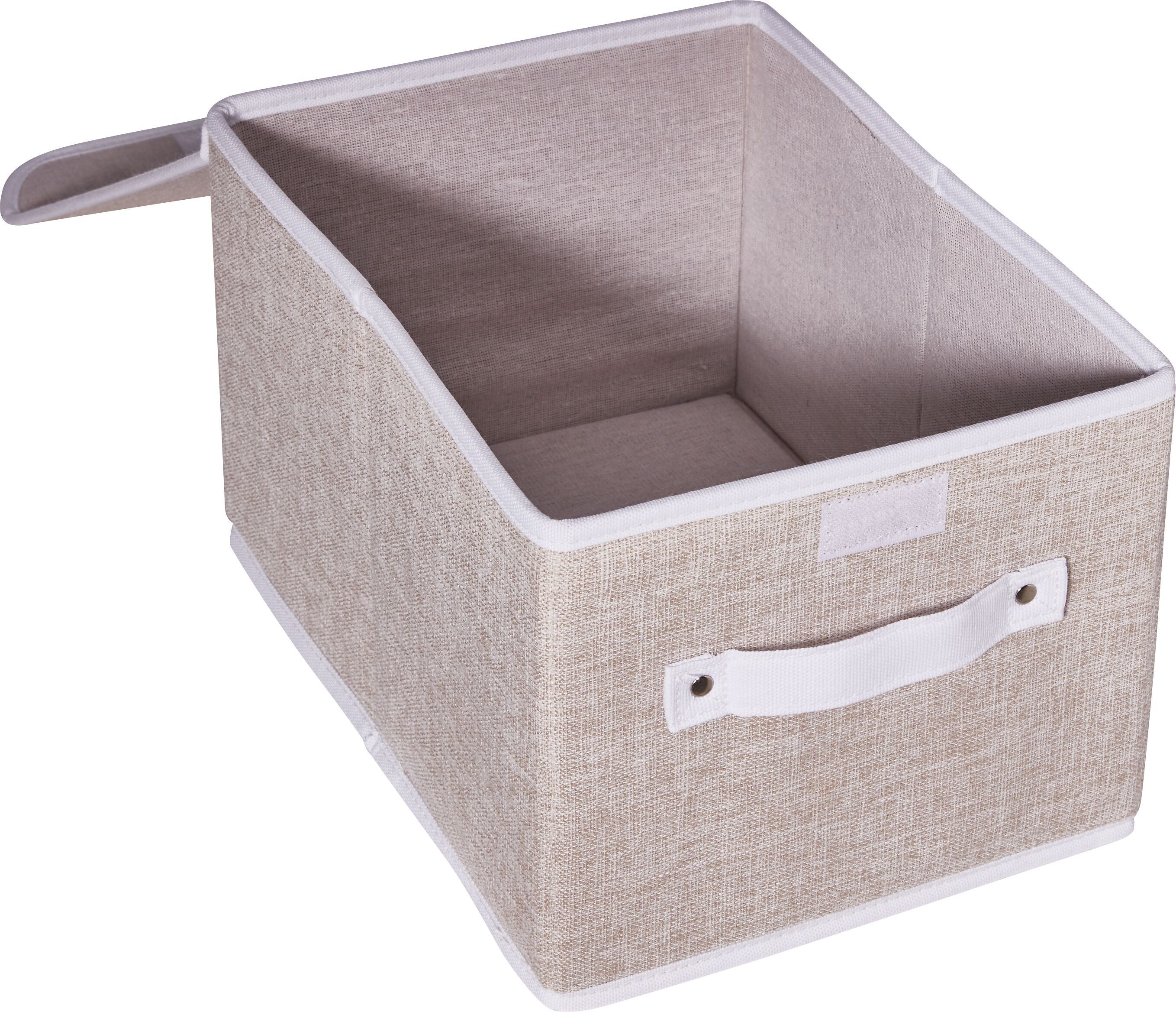 BIANCA Aufbewahrungsbox - Beige / B: 25.0 cm x T: 36.0 cm x H: 20.0 cm