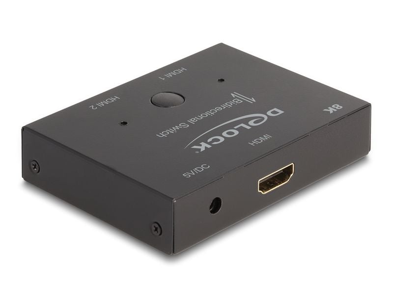 Delock Umschalter 2-1 8K 60 Hz HDMI Delock HDMI 2 - 1 Switch bidirektional 8K 60 Hz