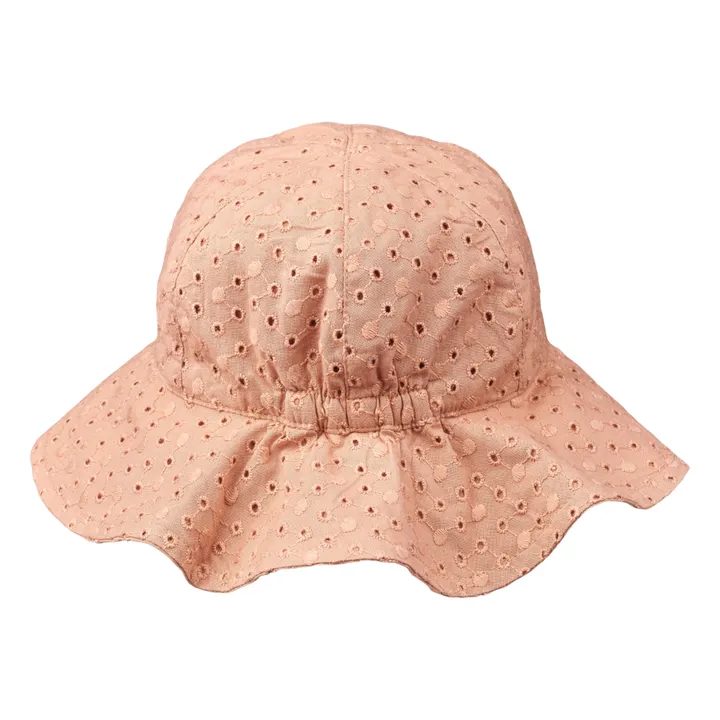 Liewood Chapeau Ajouré Coton Bio Amelia | Vieux Rose