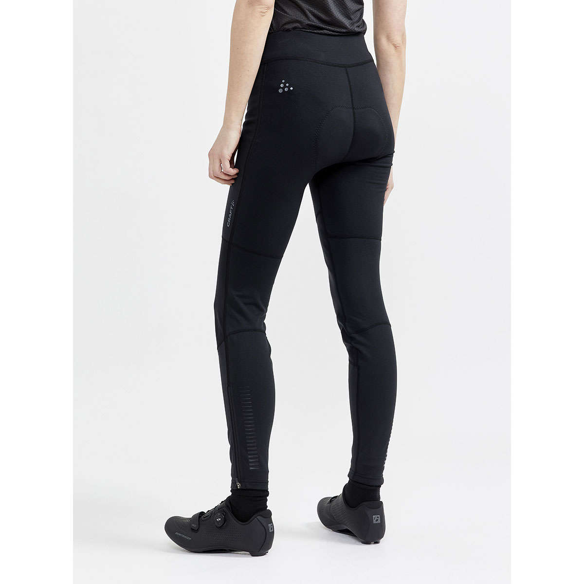 Craft Core Bike SubZ Wind Fietsbroek Lang Met Zeem en Zonder Bretels Zwart D