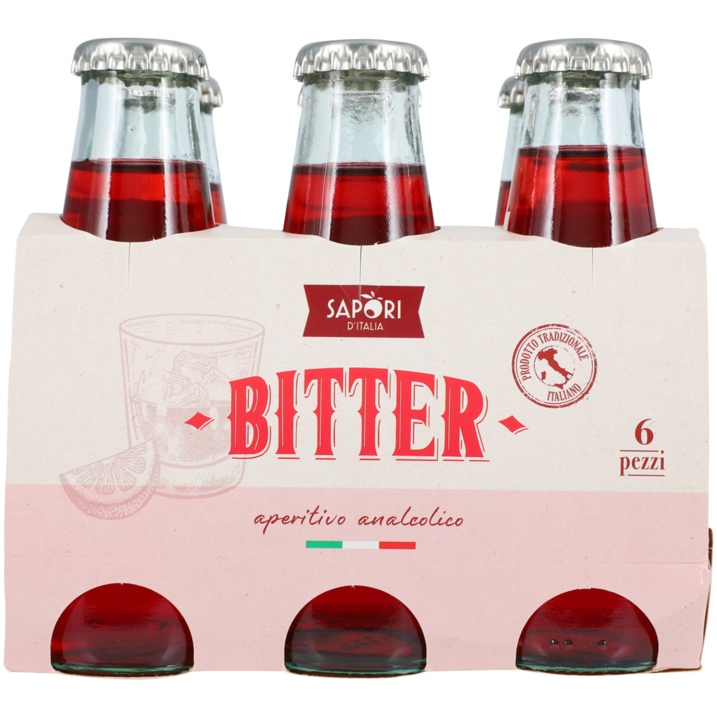 Sapori d'Italia Bitter alkoholfrei 6x10cl -60cl