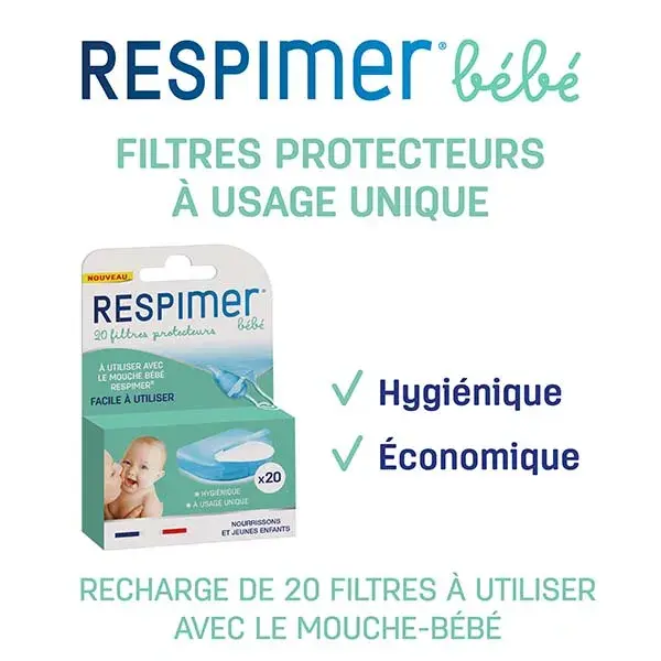 Refil para aspirador nasal Respimer Baby - 20 unidades