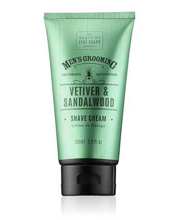 Scottish Fine Soaps Men's Grooming Vetiver & Sandalwood Shave Cream 150ml