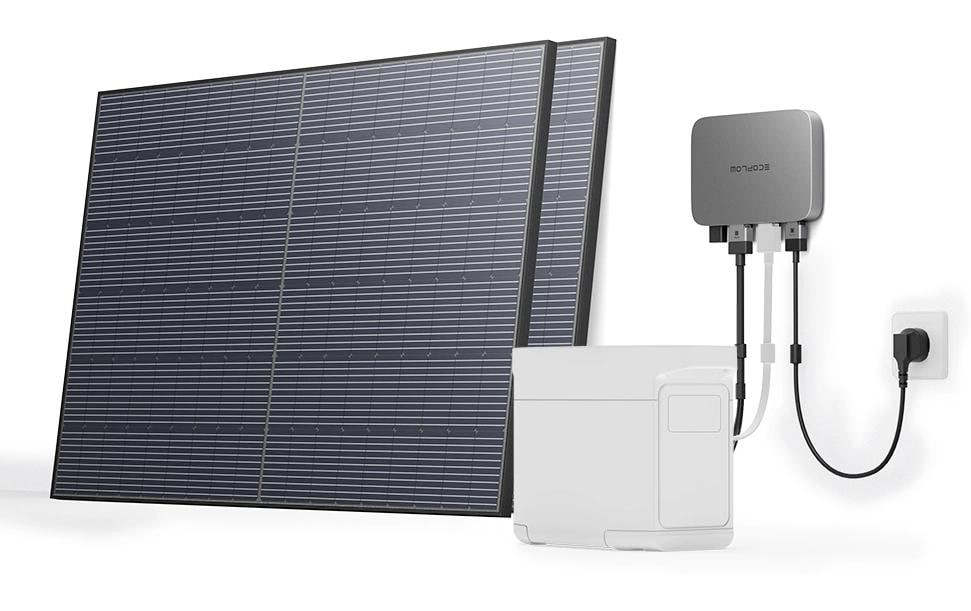 PowerStream Balkonkraftwerk Set<br>Balkonkraftwerk mit 600 W Wechselrichter CH-Version