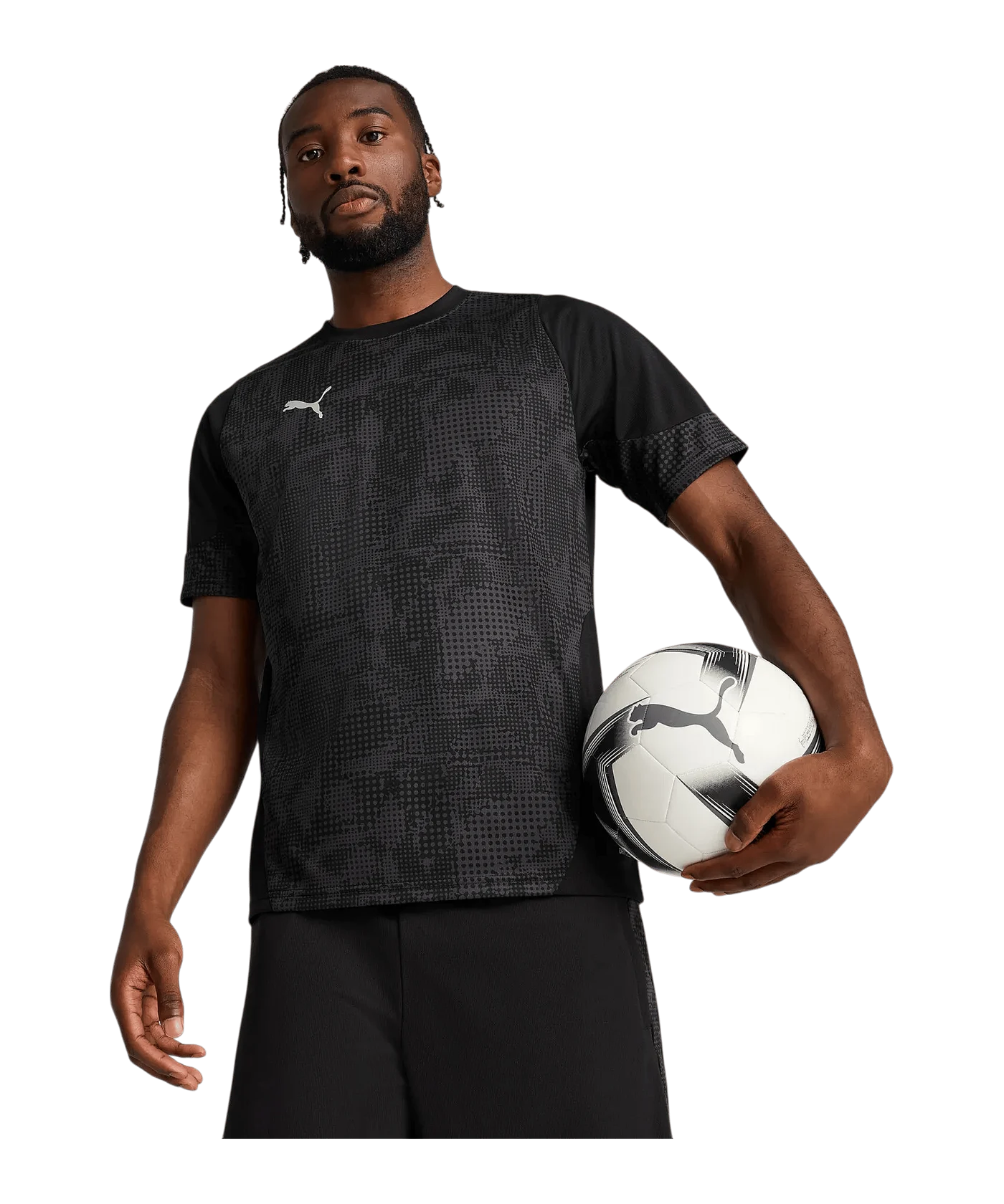 PUMA teamCUP Trainingsshirt Schwarz F03