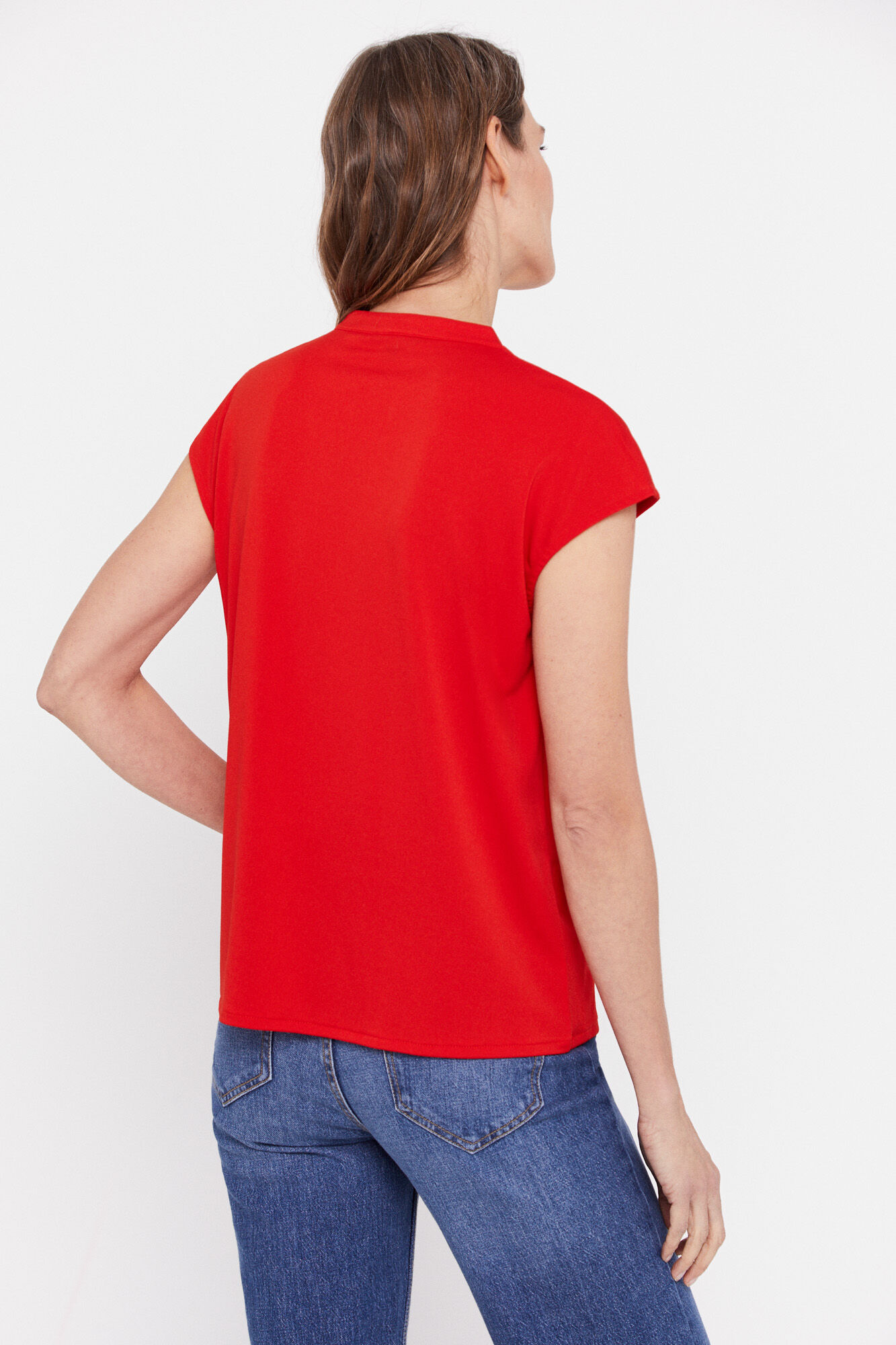 Top de malha - Vermelho