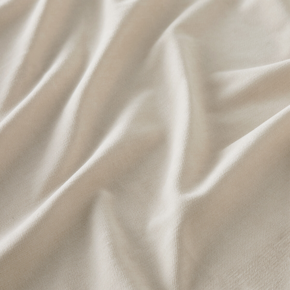 LA REDOUTE INTERIEURS<br>Cortina de veludo em chenille com ilhós, Calda