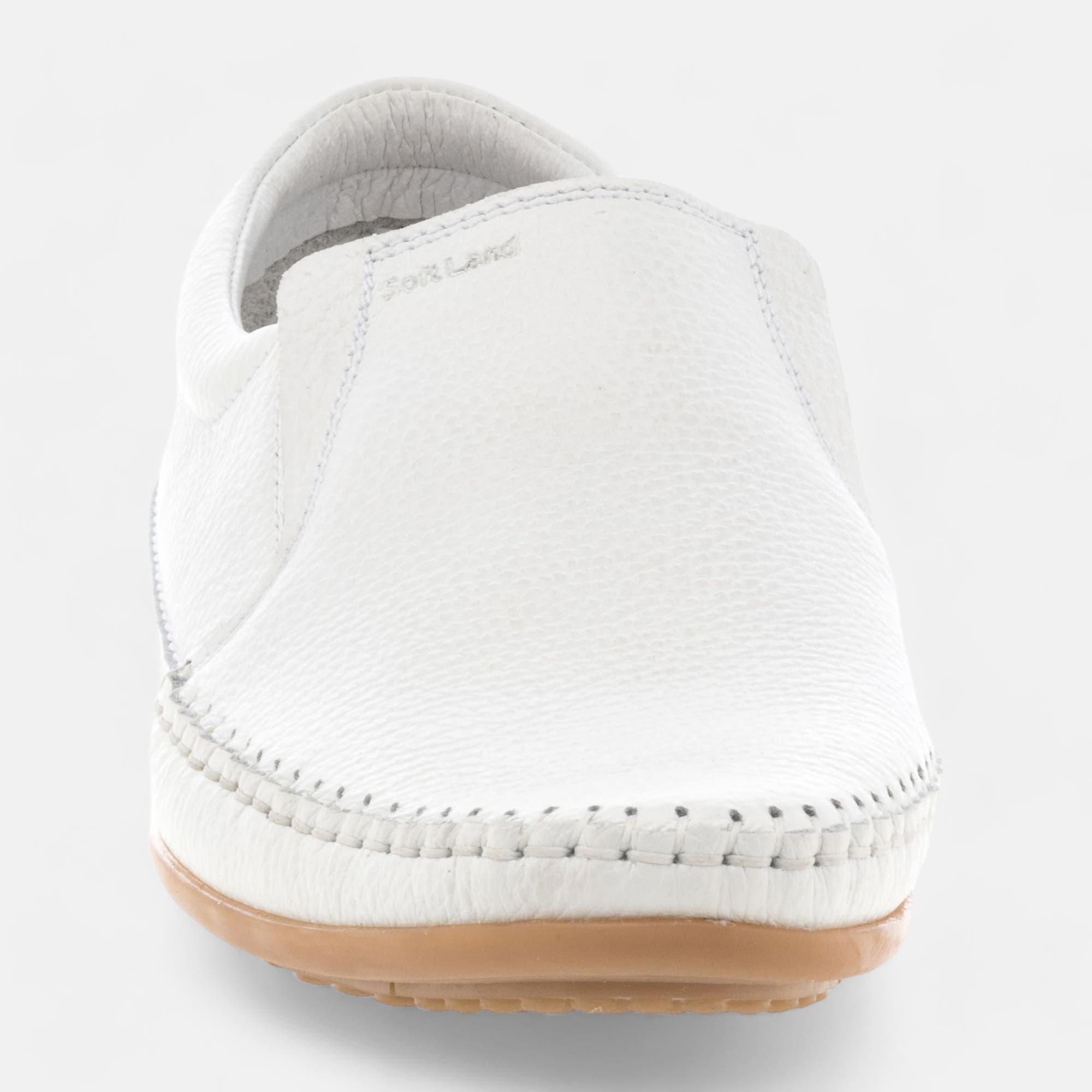Mocassins Homme en cuir blanc