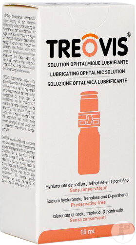 Treovis Lubrifiant Gouttes Oculaires 10ml