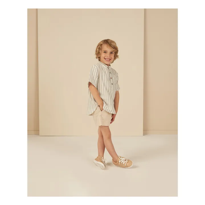 Rylee + Cru Kurta Mason Rayée | Bleu