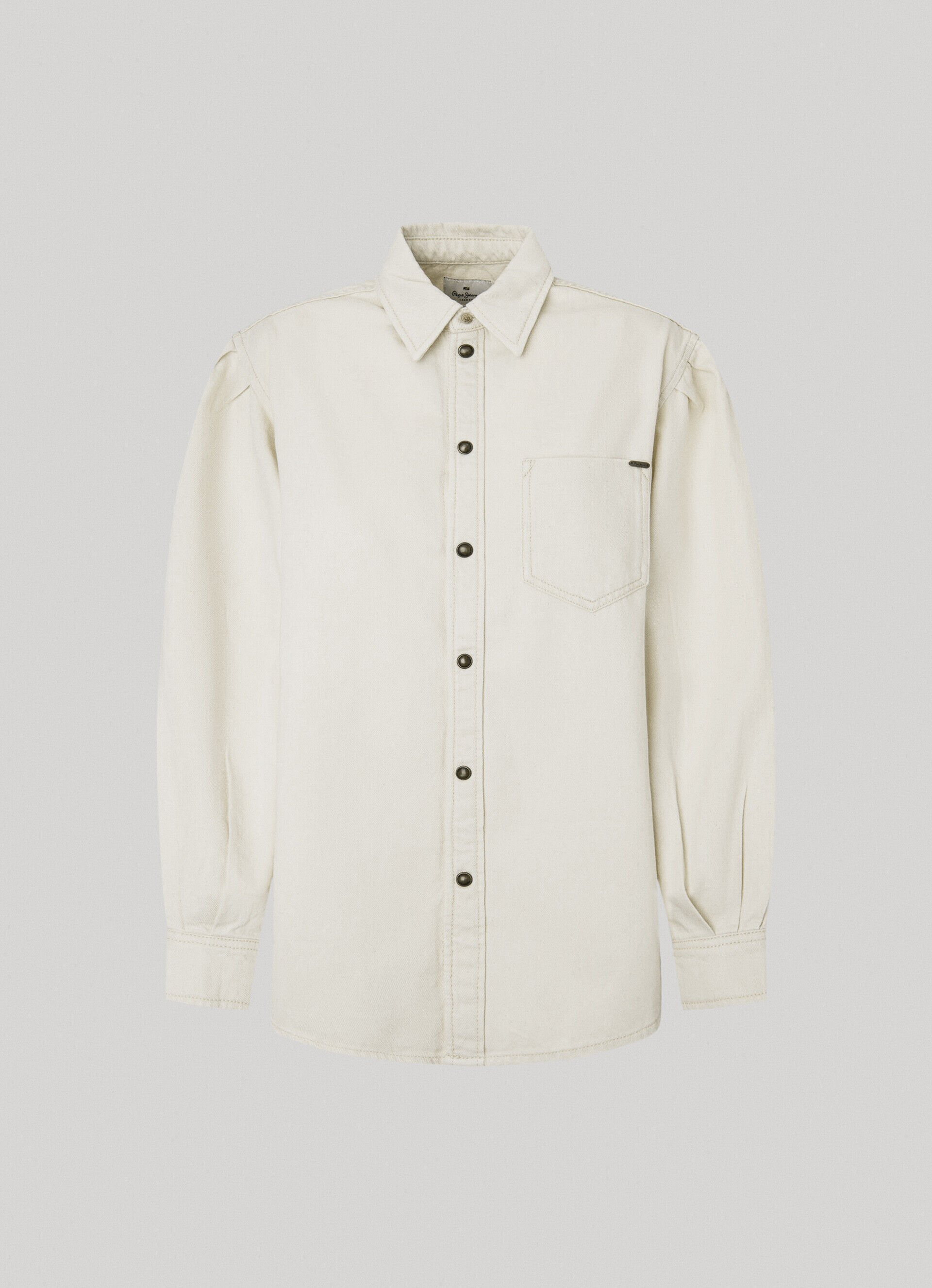 CAMISA JEANS DE MANGA LONGA - jeans