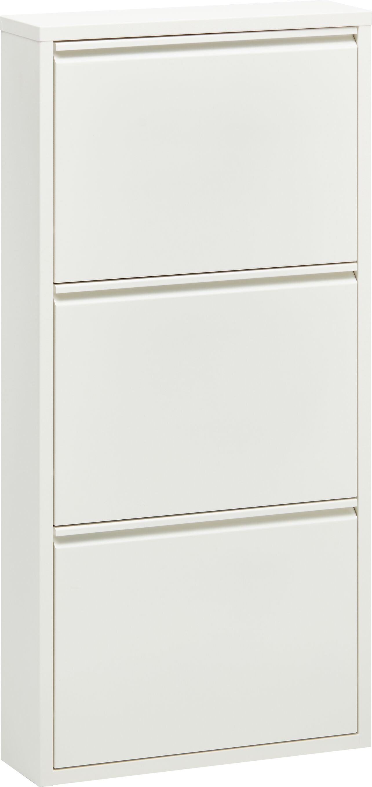 TOBEY Schuhkippe - Weiss / B: 50.0 cm x T: 15.0 cm x H: 103.5 cm