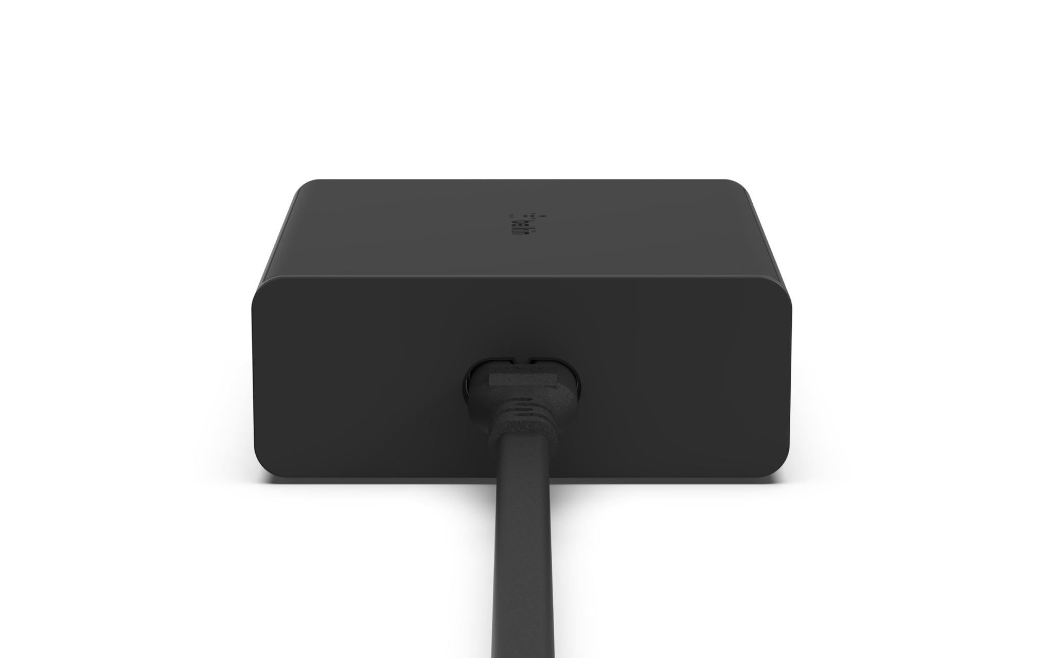 USB-Wandladegerät Boost Charge GaN-4-Port-USB-A-USB-C4-Port-GaN-Ladegerät (108 Watt)