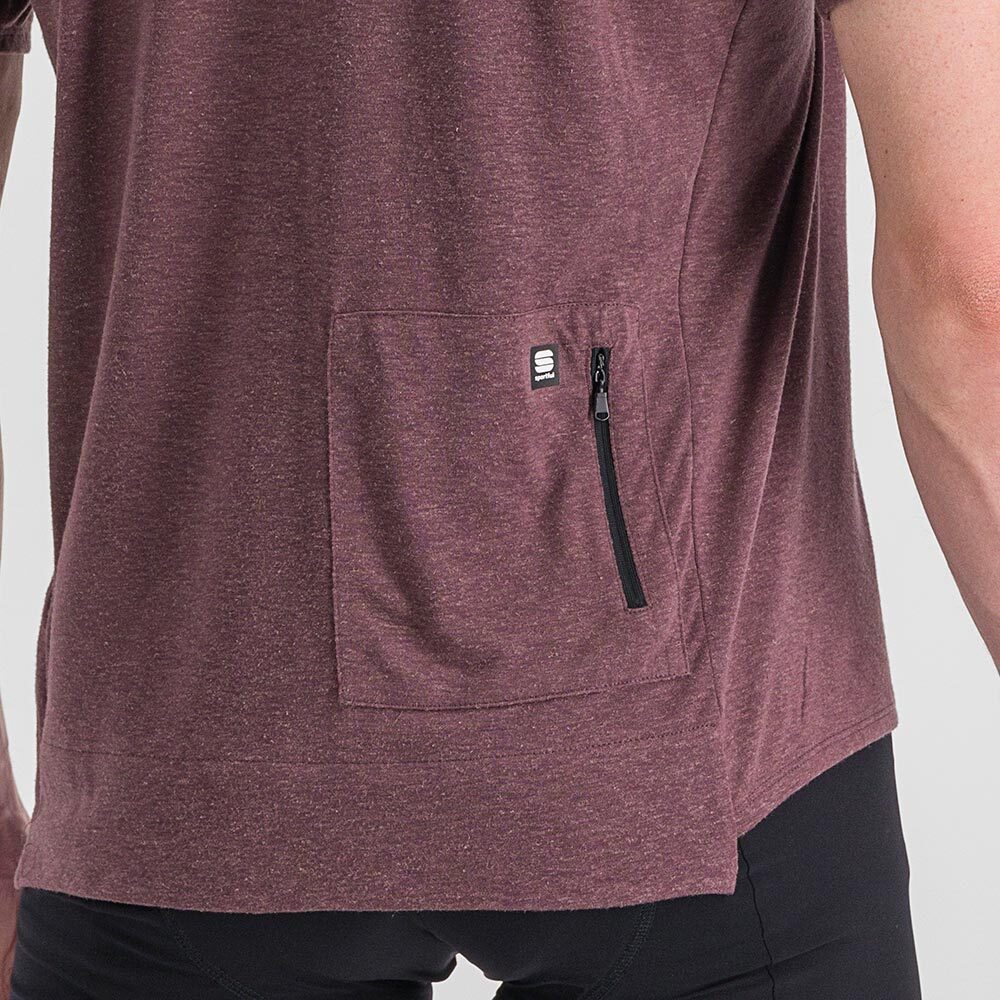Sportful Giara Fietsshirt Korte Mouwen Paars Heren