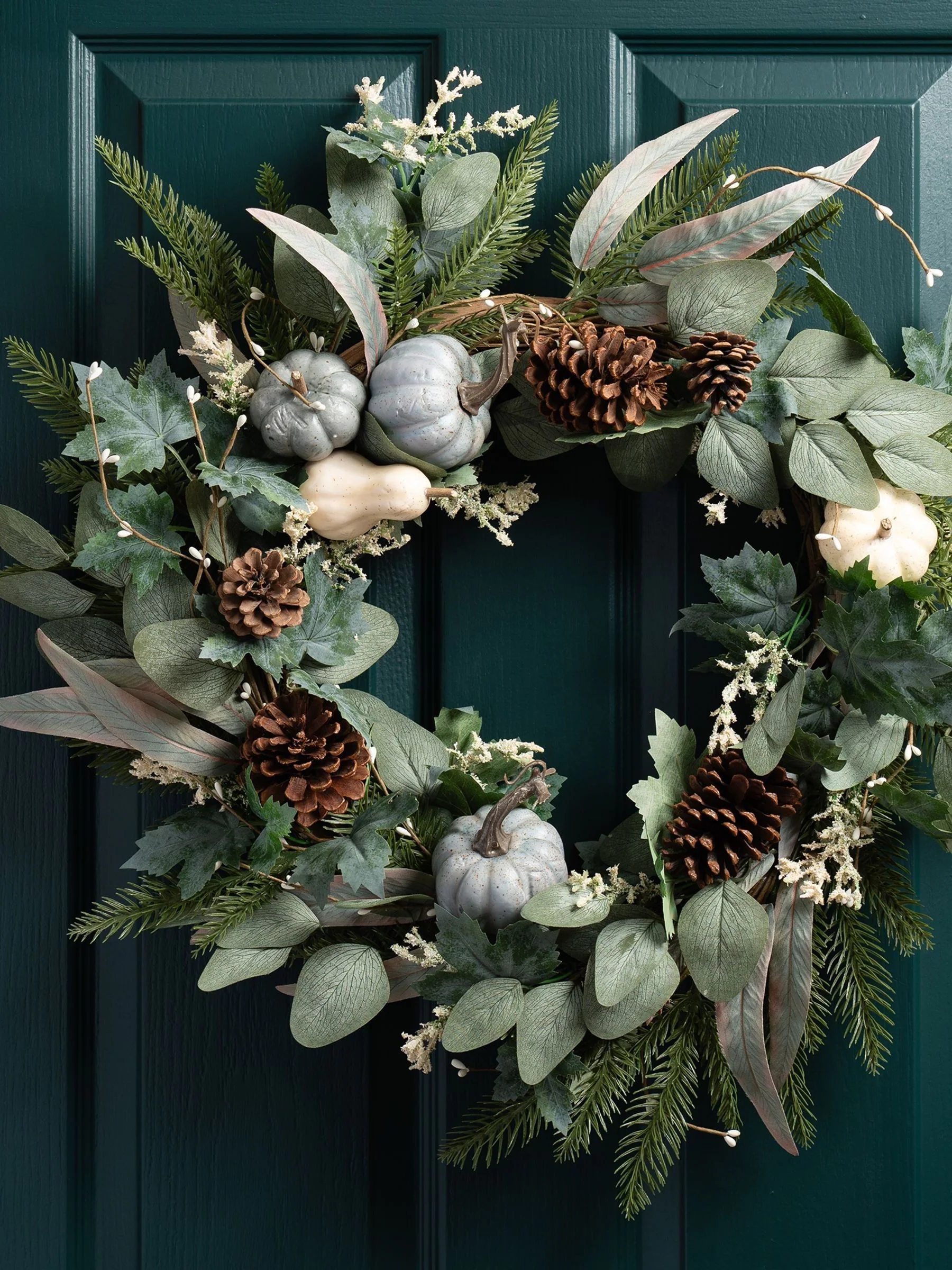 Scottish Everlastings Ltd Premium Artificial Pumpkin Wreath