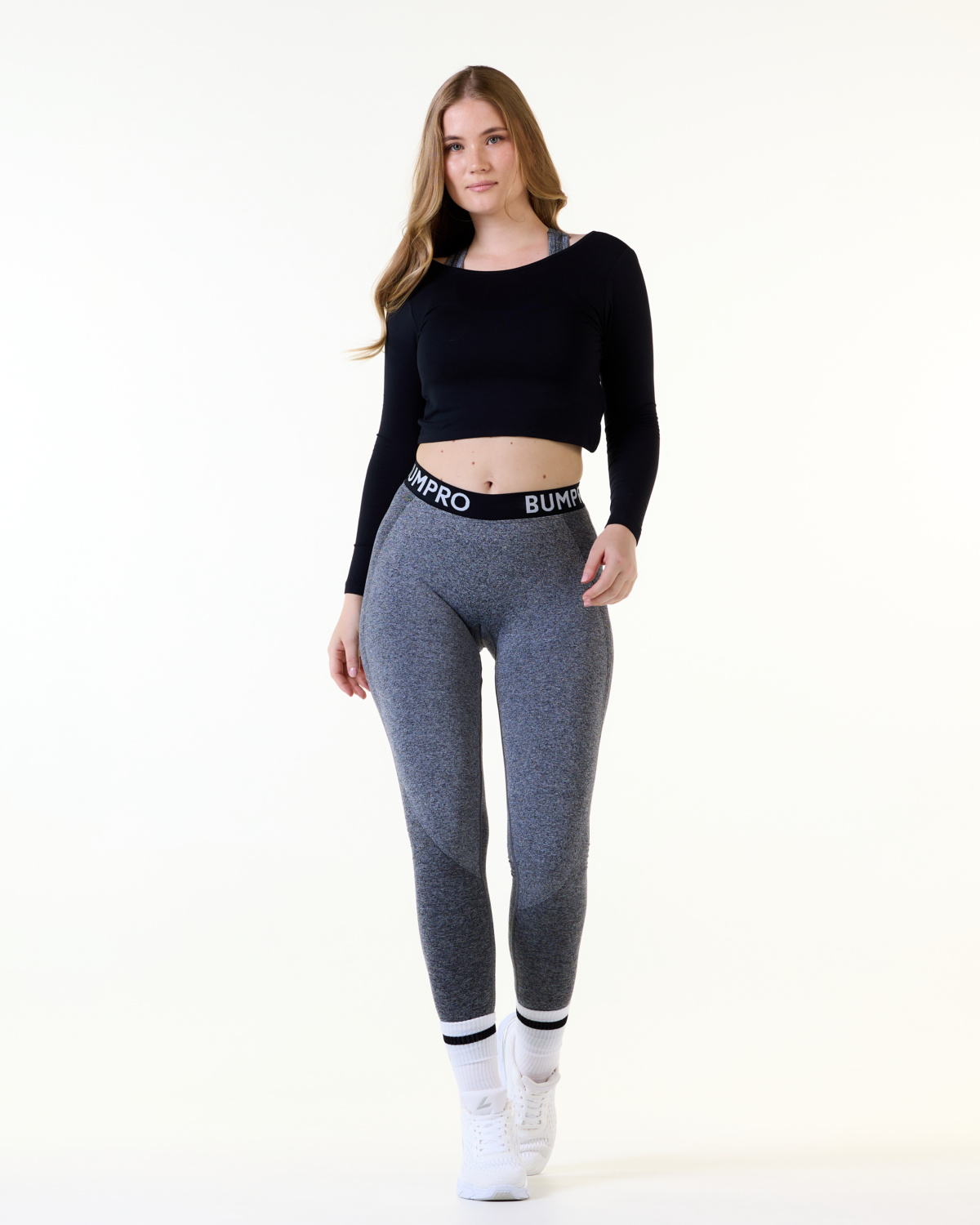 Bumpro Battle Tights Grey Melange