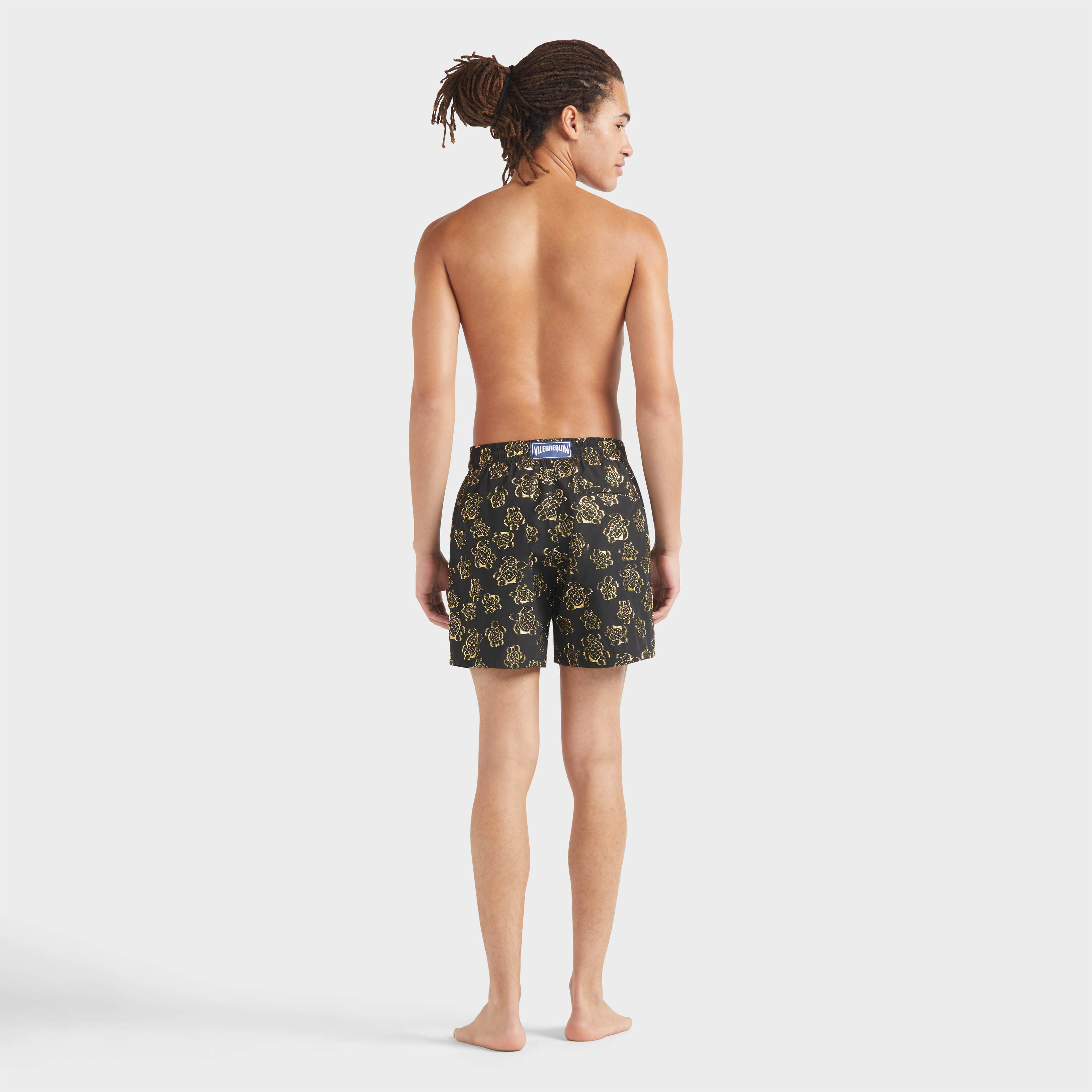 Maillot de bain homme Ronde des tortues jacquard