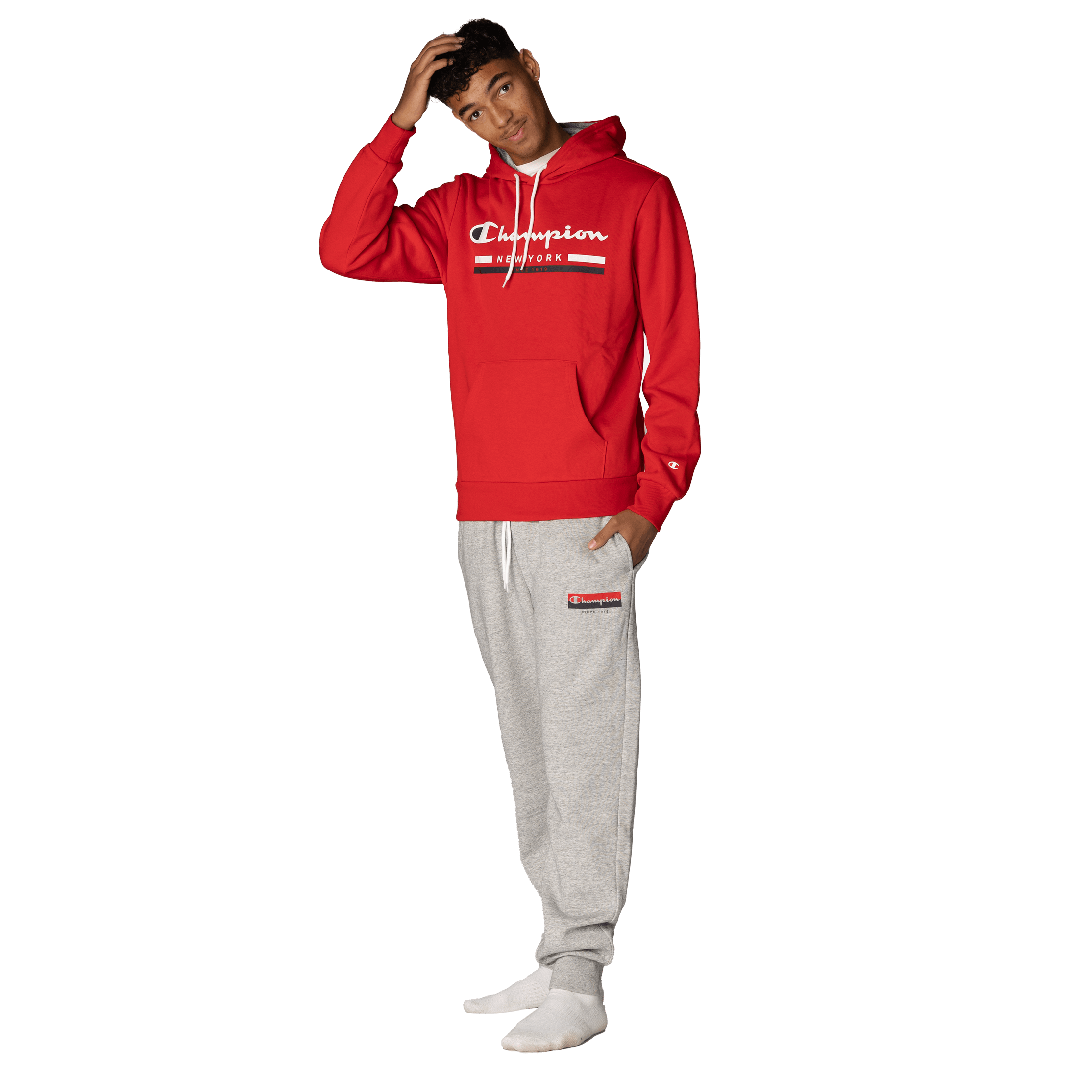 Champion Hooded Sweatshirt - Fritid og bomull