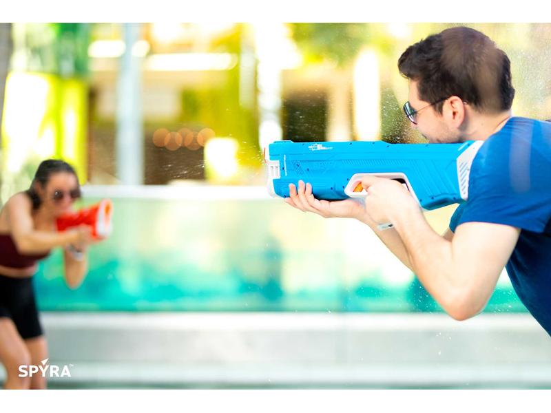 Spyra Wasserpistole SpyraThree blau Halbautomatische Akkubetriebene Wasserpistole