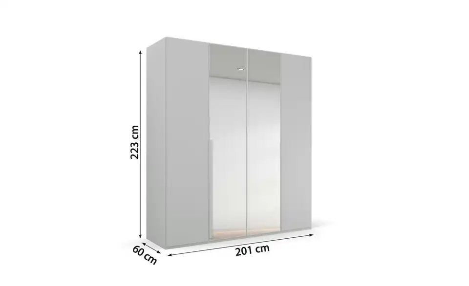 Drehtürenschrank 201 cm 4 Stück