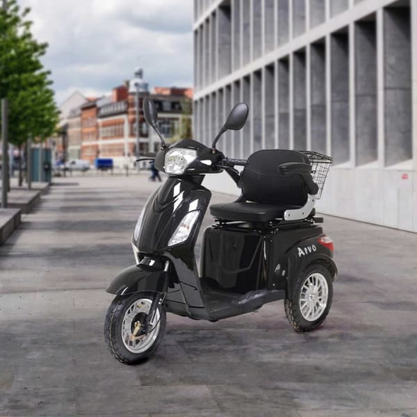 Arvo Elektrisk Scooter for Eldre P300 Svart