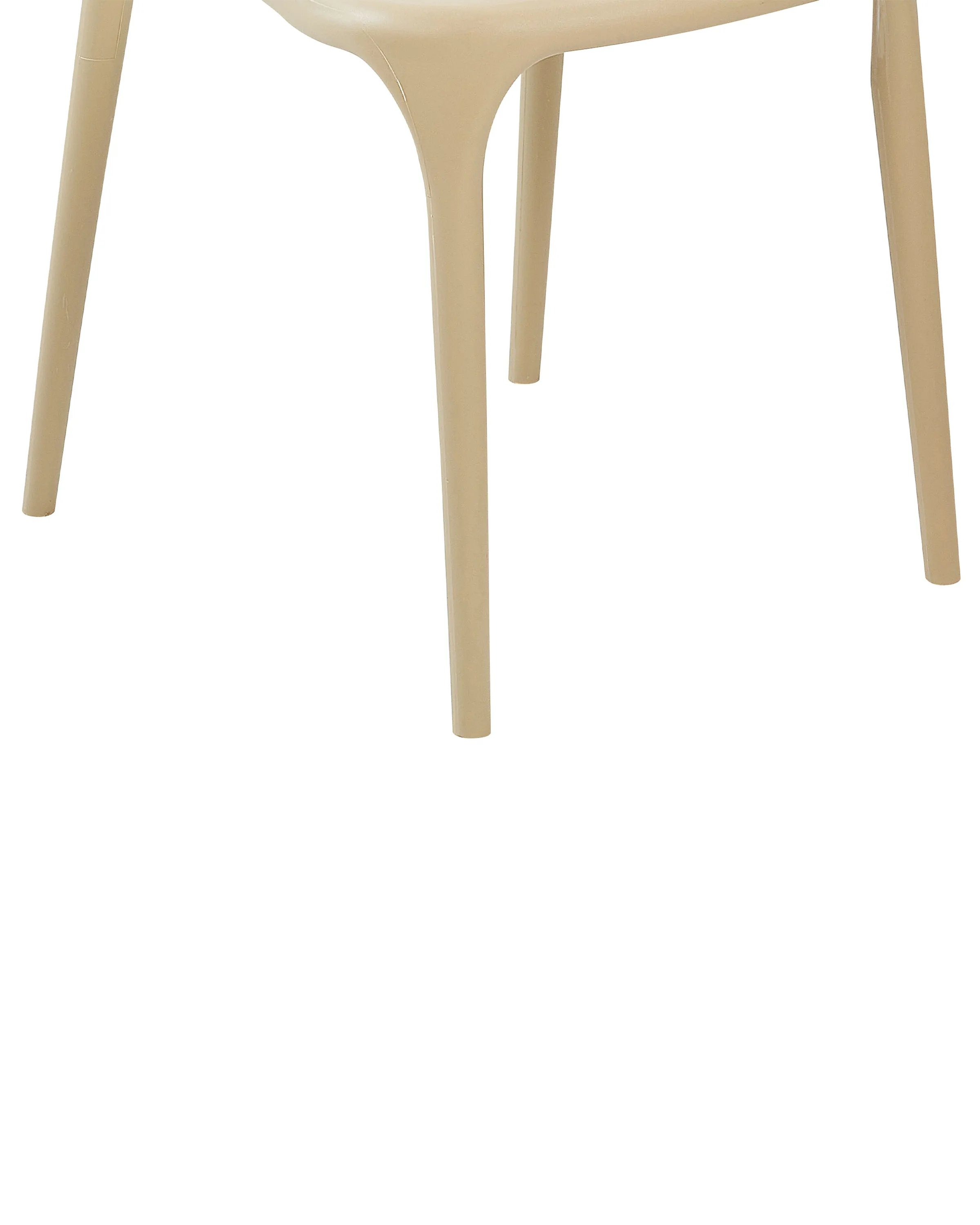 Set van 8 eetkamerstoelen GUBBIO Zandbeige