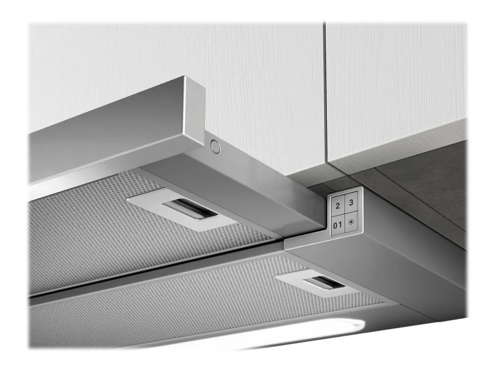 Elica Elite 14 LUX GRIX/A/50 - Hætte - teleskopisk - bredde: 49.8 cm - udtrækning og recirkulation (-) - rustfrit stål