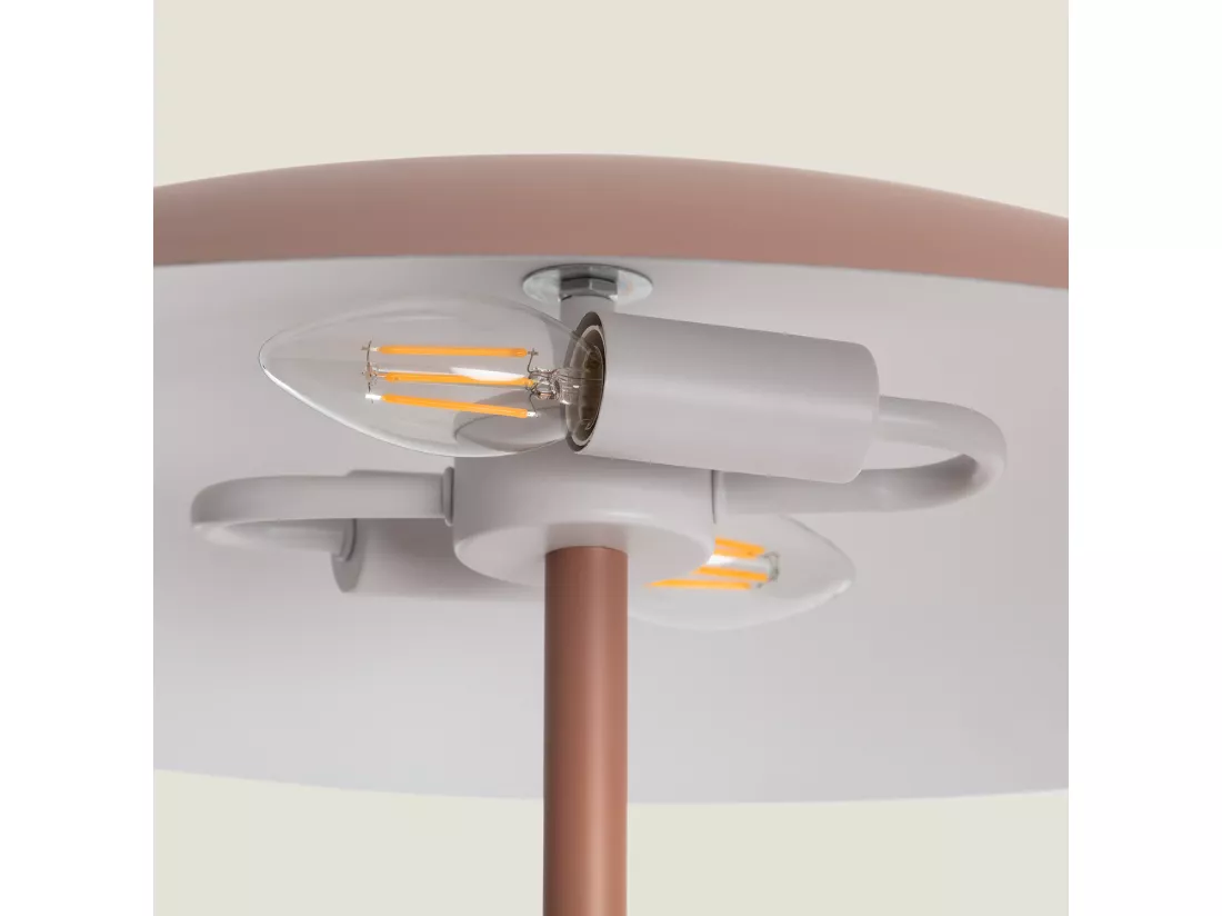 Lampadaire Métal Irmah Brun