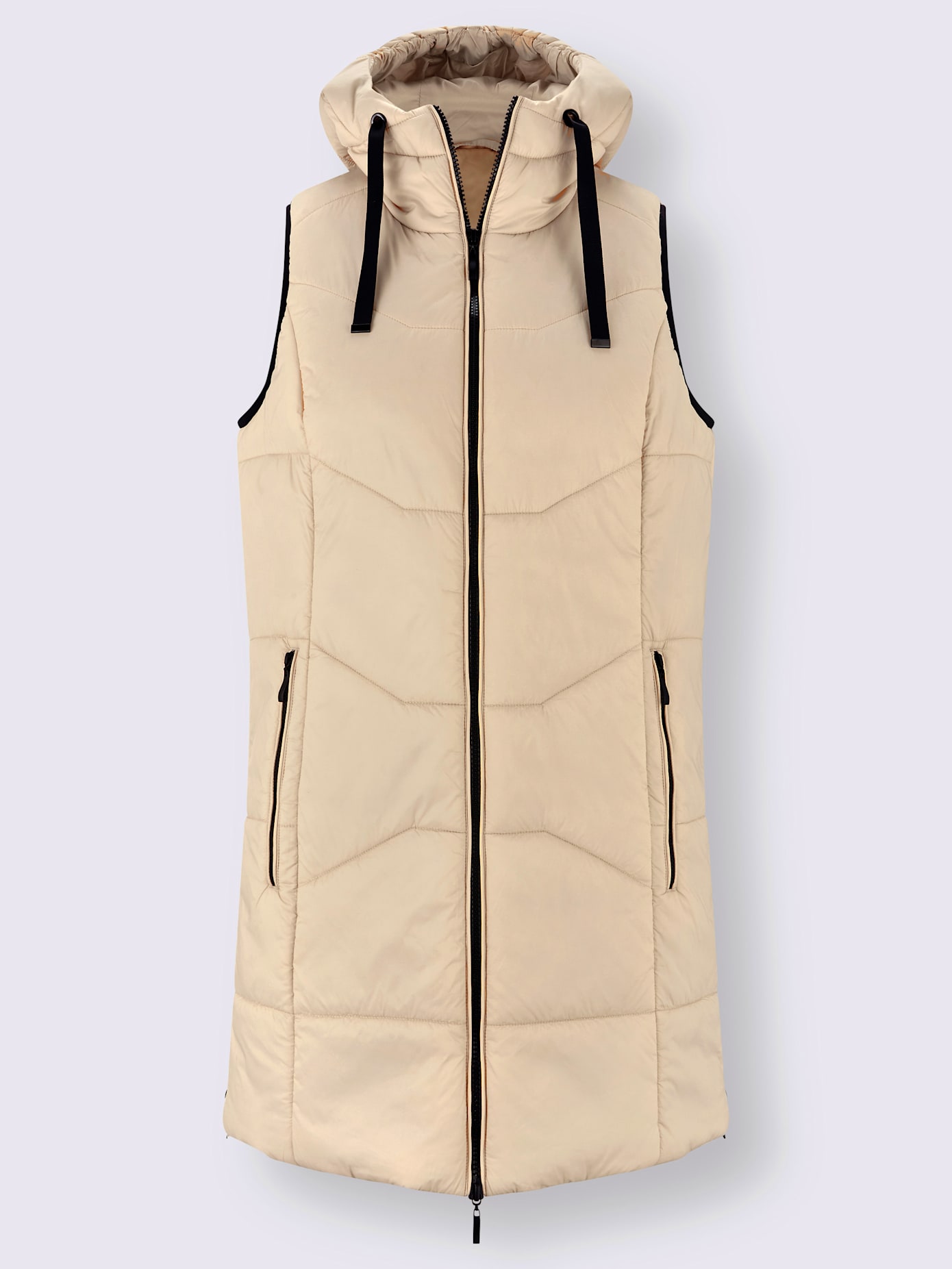 Gilet matelassé jolie coupe longue moderne