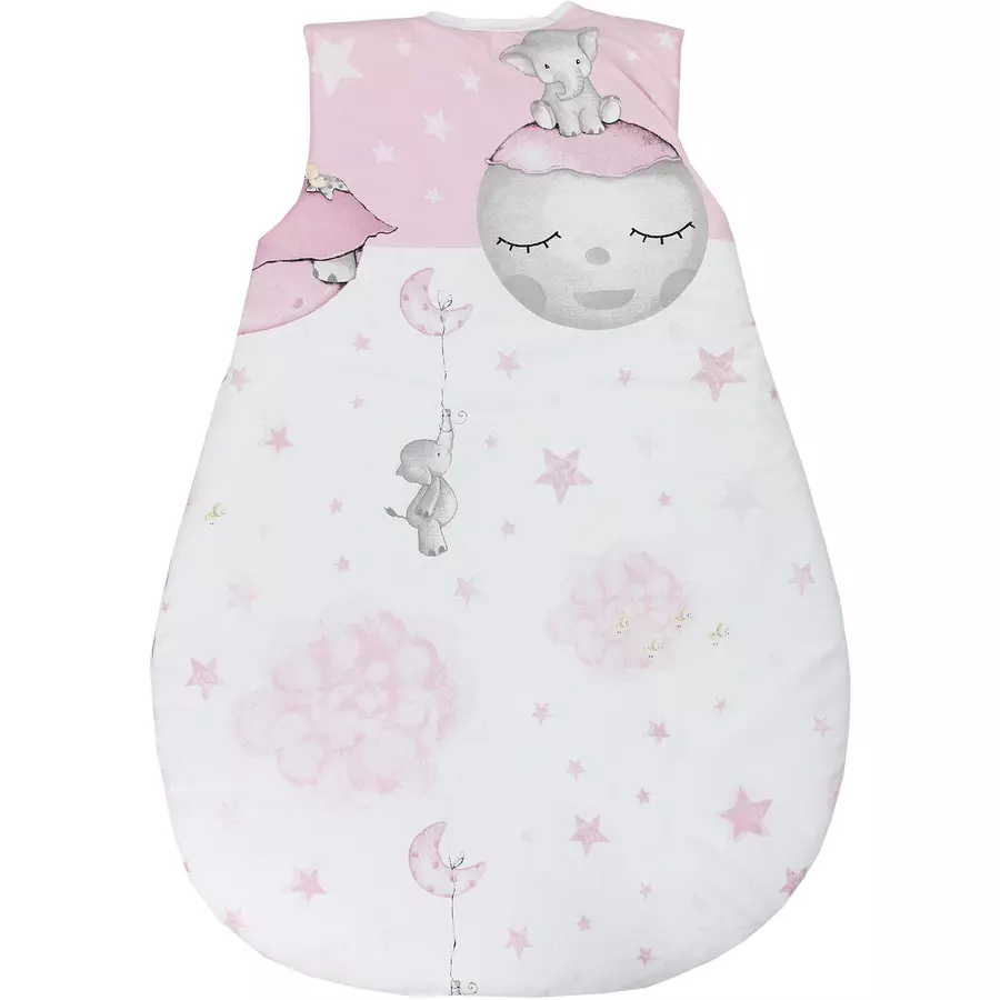 TupTam Baby Ganzjahres Schlafsack Ärmellos Wattiert hellrosa