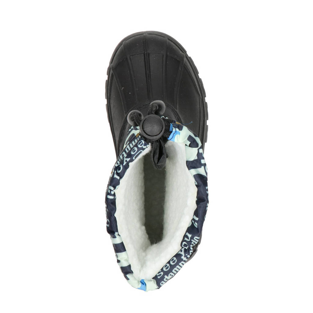 Snow Fun snowboots donkerblauw/multi