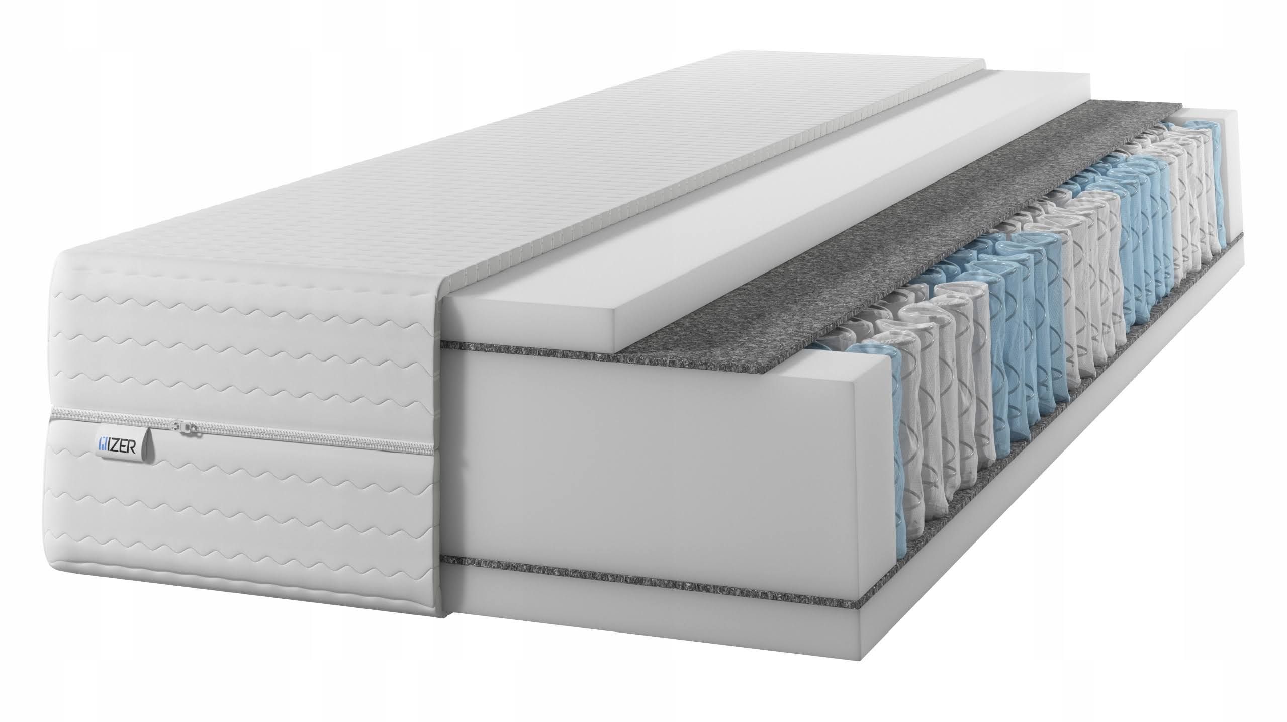 Matratze 140x200 24 cm Taschenfederkern Härtegrad H3 7 zonen Bett Matr