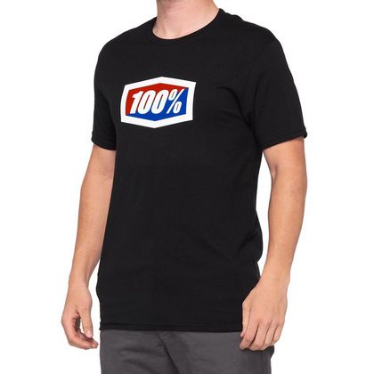 T-Shirt manches courtes 100% OFFICIAL - Noir