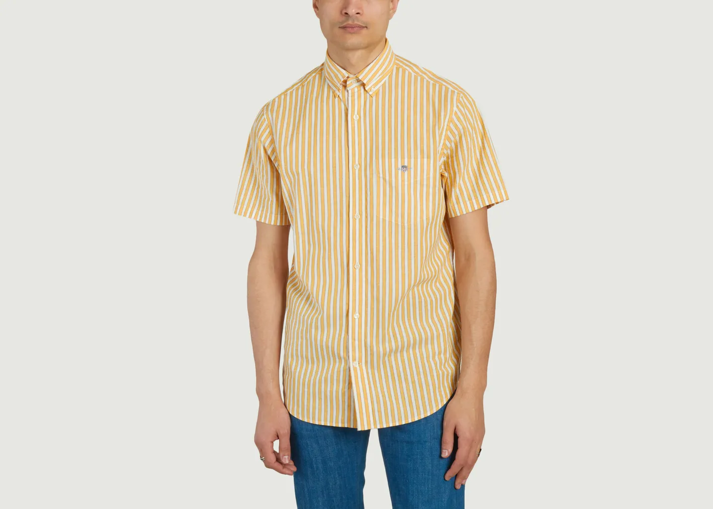 Chemise à Manches Courtes Gant