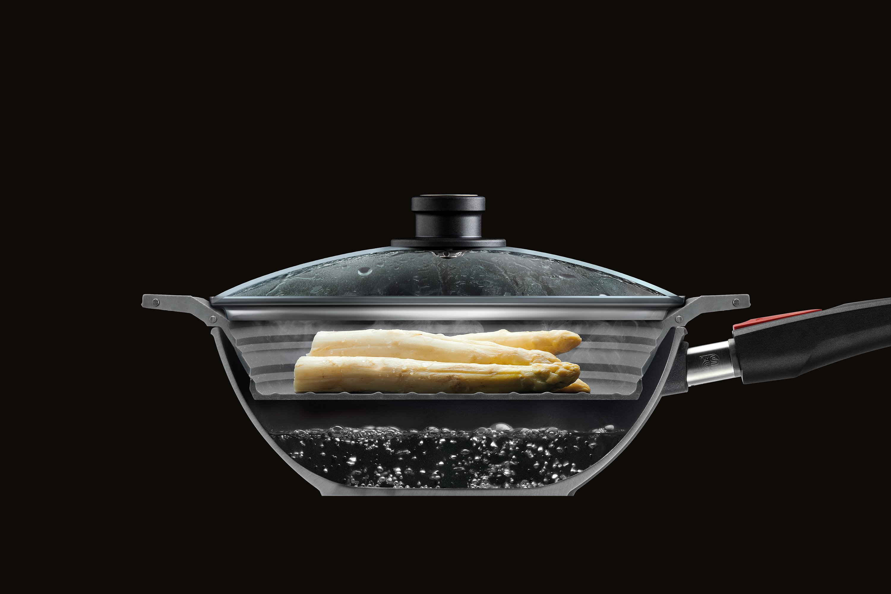 Steam it Multifunktionaler Silikoneinsatz, flach, rund  - Größe: 26 cm von WOLL