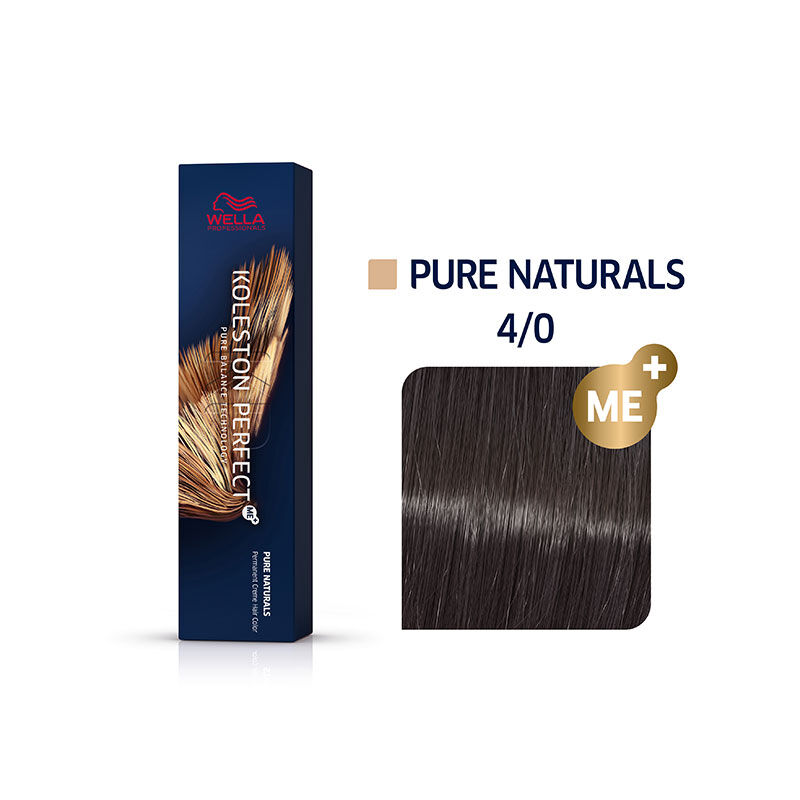 Coloration permanente Koleston Perfect Me+ 4/0 châtain naturel froid