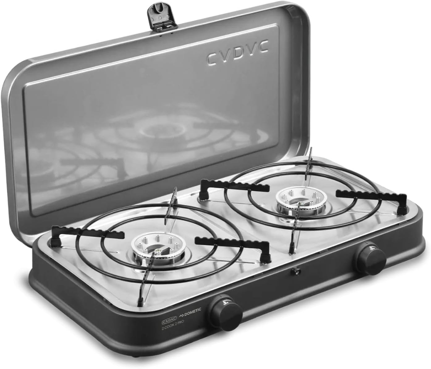 CADAC - 2-Cook Grill Deluxe - Tischgrill - 50mBar - Campinggrill - Für draußen grillen - Stahl - Aluminium - Kunststoff - Gas Barbecue
