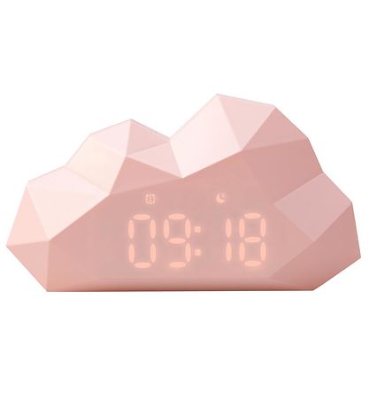 Mobility Wecker an Bord m. Nachtlicht - Mini Cloudy - Rose