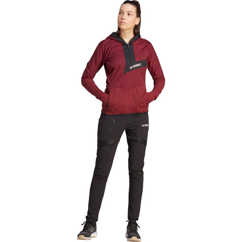 adidas Terrex Techrock Ultralight 1/2 Zip Fleece Hættetrøje Dame