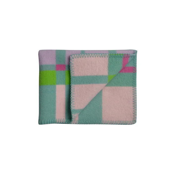 Røros Tweed - City Babydecke, 100 x 67 cm, mint