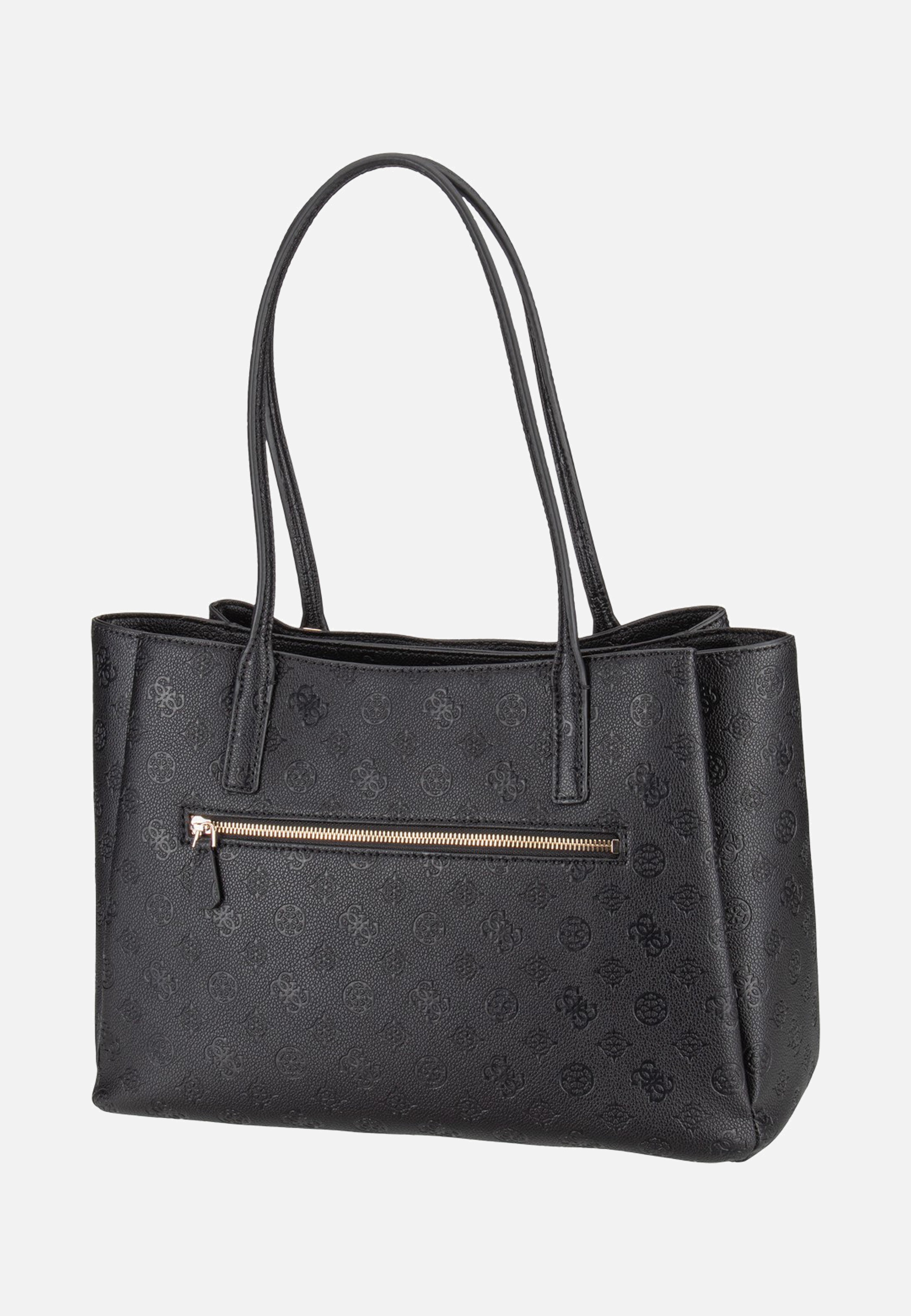 Anise Multi Comp Tote Black Logo - Shopper