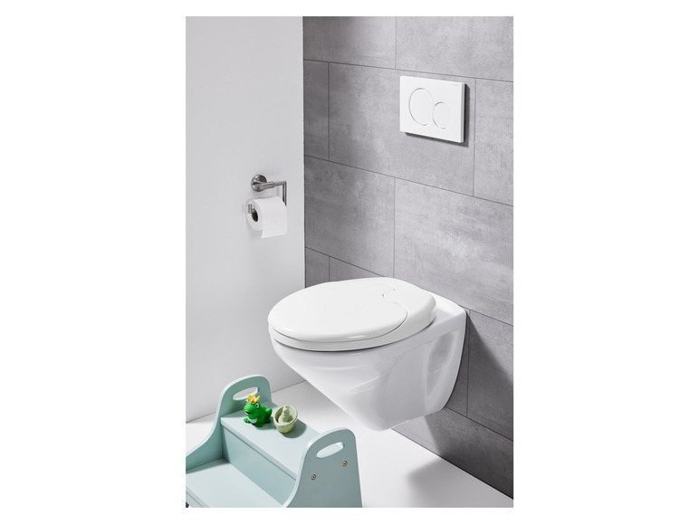 WC-zitting met geïntegreerde kinderzitting