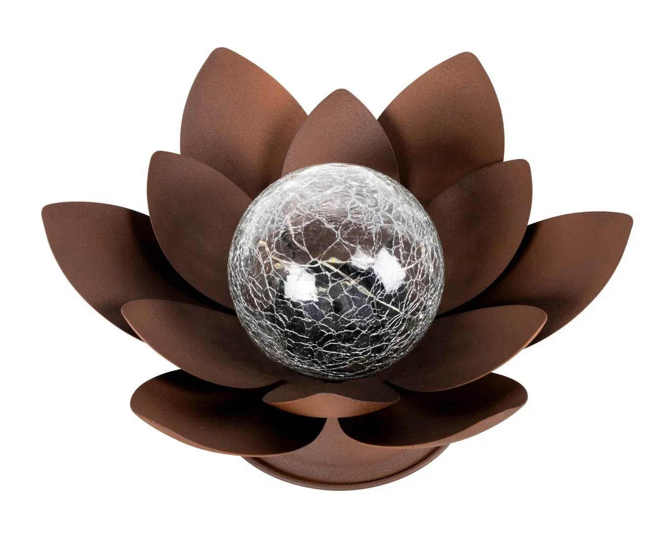 Solcellelampe Lotus Ø28 cm