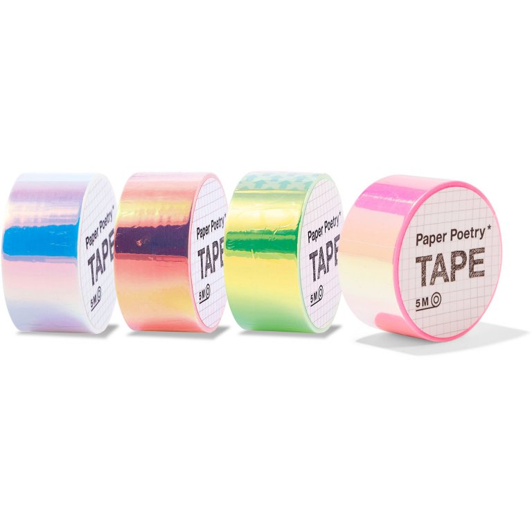 Klebeband Paper Poetry Mirror Rainbow Tape