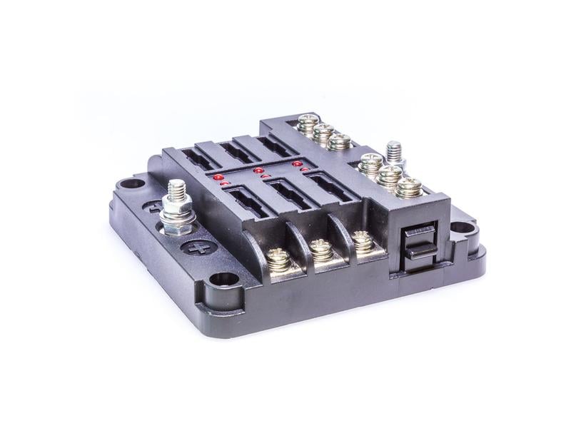 Swaytronic Sicherungshalter-Verteiler, 6-fach Sicherungshalter für einfache Stromverteilung
