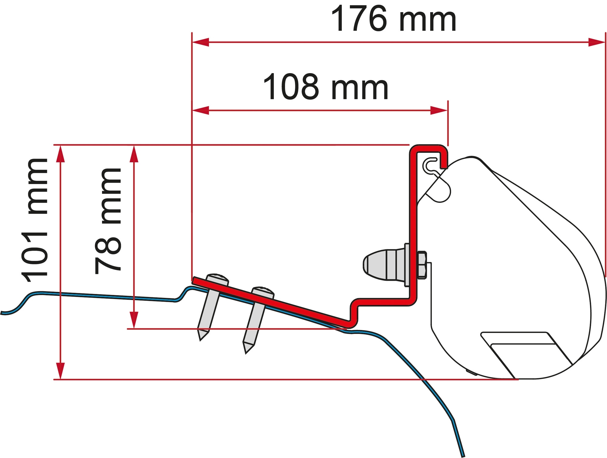 Markisen-Adapter für F35 Pro Dreamer